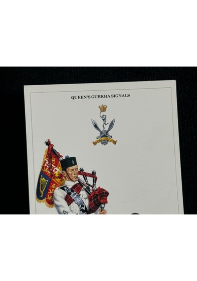 1995 İngiltere Kartpostal Britanya Ordusu Postcard The British Army Series No.59 Queen's Gurkha Signals By Geoff White