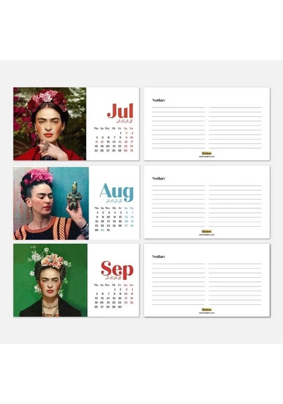 Frida Kahlo Masa Takvimi - 2027 Takvimi
