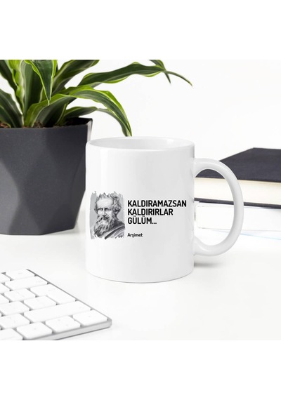 Arşimet Esprili Kupa Bardak