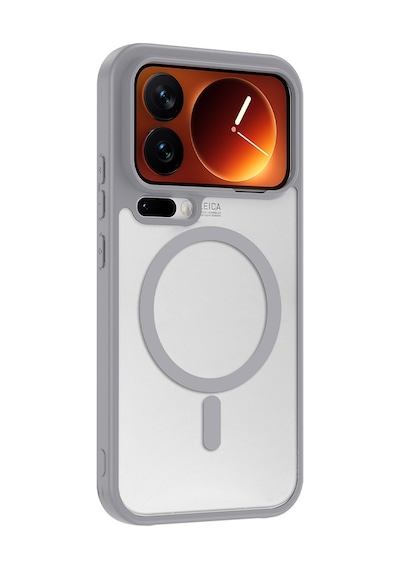 Xiaomi 17 Pro Max Kılıf Magsafe Kamera Korumalı Mat Parmak İzi Tutmayan Pazarplus Kahverengi