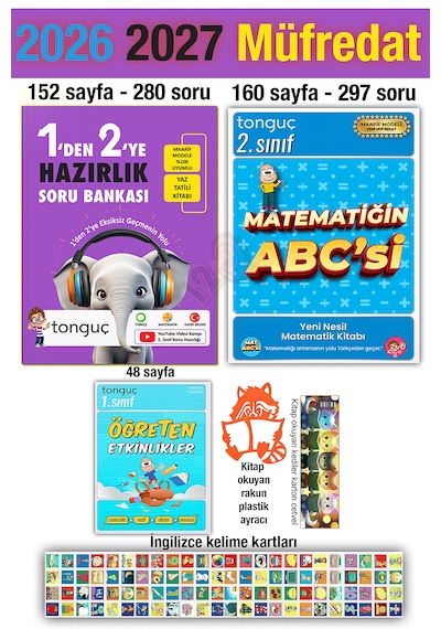 1'den 2'ye Hazırlık Kitabı 2026 Yaz Tatili 2. Sınıf Matematiğin Abc'si