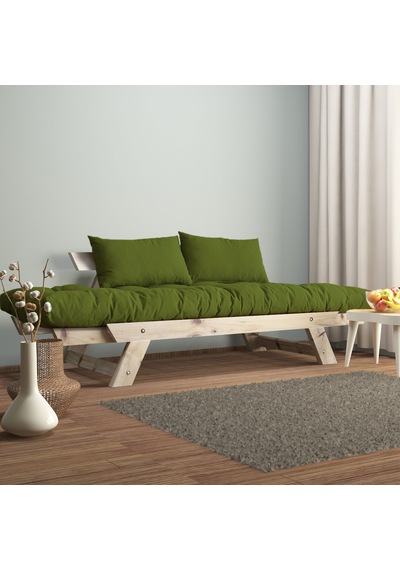 Adalar Masif Natural-yeşil Renk 2li Kanepe Cpt8112-210