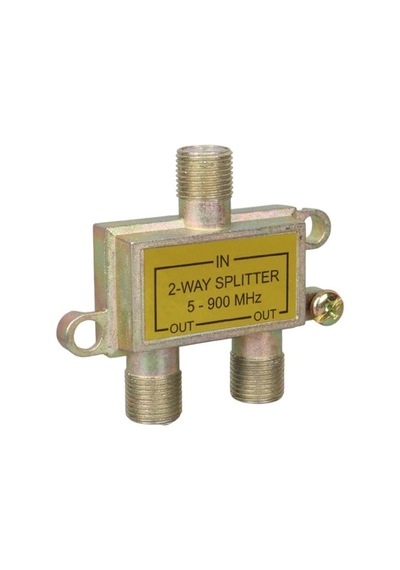 Mag S21-02 1/2 Yollu Kablo Tv Sinyal Ayırıcı Splitter - 5-900 Mhz Frekans Bölücü Çoklayıcı