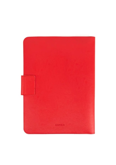 Apple Uyumlu MacBook Air Pro 13-14 Inç Organizer Evrak & Laptop & Tablet Çantası Kırmızı