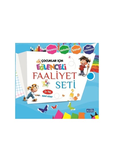 Eğlenceli Faaliyet Seti Mavi Kitap 3 Yaş Üzeri Sku: Zeusstka7233712c6