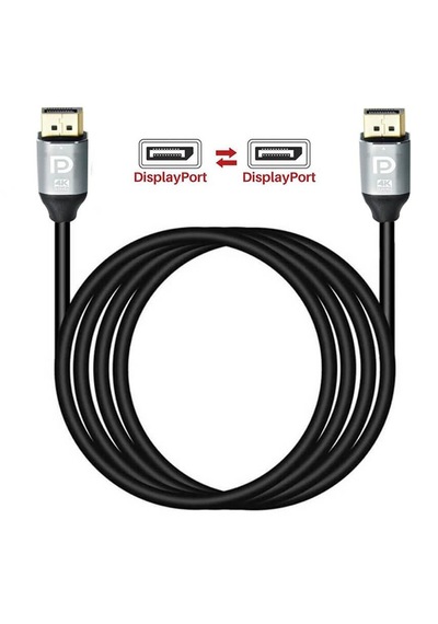 3 Metre Displayport To Displayport Kablo Dp 1.2 - Altın Kaplama