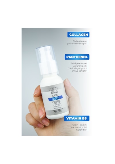 Dermanel Onarıcı Bakım Gece Kremi 50 ML