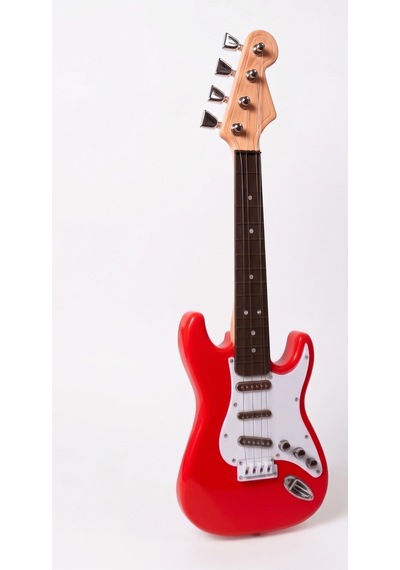 Pilli Elektronik Rock Gitarı 44 Cm 45111 Kırmızı