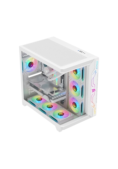 Gameagle Storm Bilgisayar Kasası / 850w + 80 Power / 360 Mm Sıvı Soğutma Dereceli Beyaz