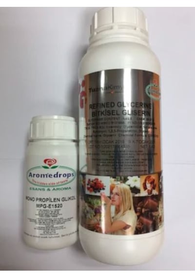 Aromedrops Saf Gliserin Propilen Glikol 1 KG VG + Propolin Glikol 250 G