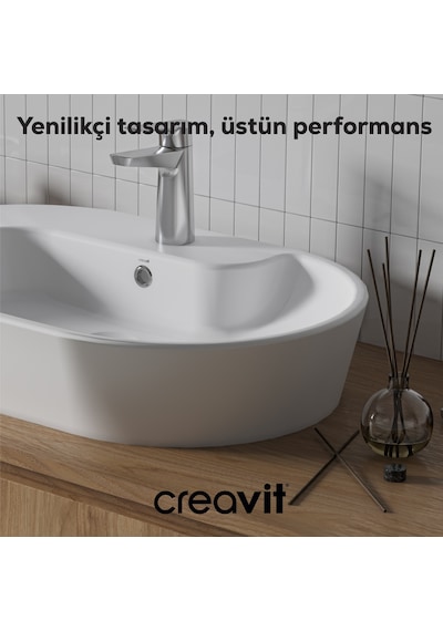 Creavit Lavabo Sifonu 25 Cm U G1 1/4 Krom