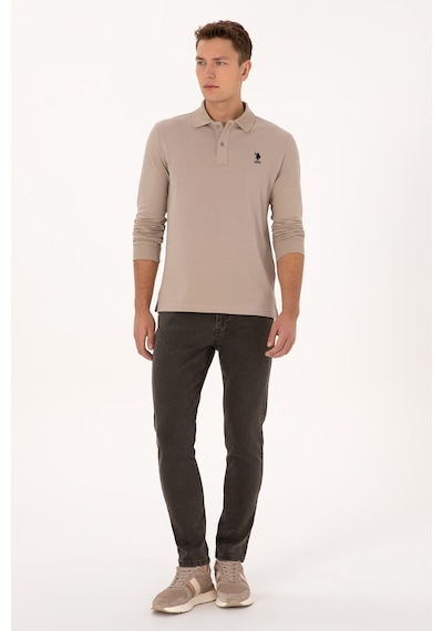 U.S. Polo Assn. Erkek Kahverengi Slim Fit Jean Pantolon 50308279-dn0031