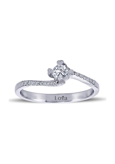 Lova Toplam 0,26 Karat Pırlanta Tektaş Yüzük - 1070049