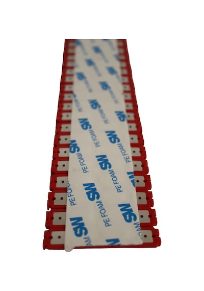 1,2 Watt 3lü Lensli Kırmızı Led Modül 2835 Reklamcı Modül 10 Adet