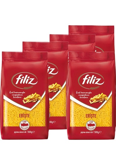 Siftaholsun Çarşı Makarna Erişte 500gr X 5 Adet