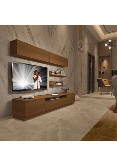 Decoraktiv Trendstyle 5s Mdf Tv Ünitesi Tv Sehpası Ceviz
