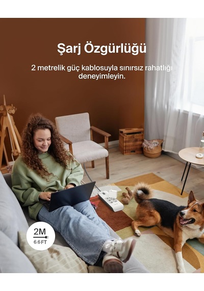 Belkin Surge Plus 6'lı Çoklu Priz