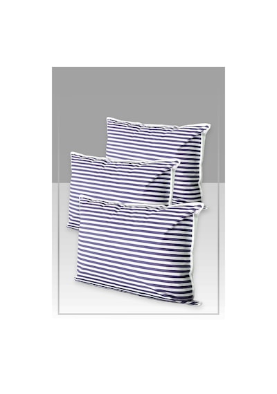 Vedsey Home Organizer 3'lü Set Yastık Düzenleyici Hurç Lacivert Çizgili 50x70 CM Lacivert