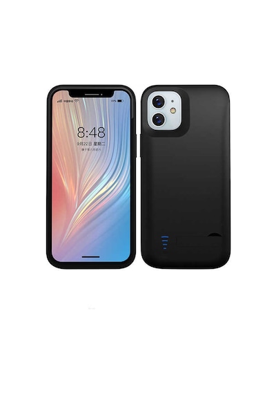 Apple Uyumlu iPhone 12 Hptk Şarjlı Kılıf-siyah Siyah