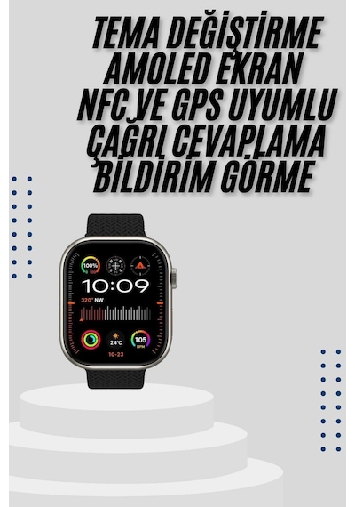 Akıllı Saat Uyku Ve Sağlık Takibi Gps Uyumlu Tema Değiştirme - Lisinya