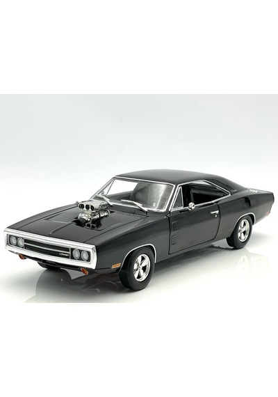 1:18 Ölçek Greenlight 1970 Dodge Charger With Blown Engine Diecast Metal Minyatür Model Araba 25cm