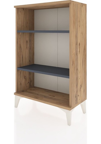 Arges Komodin 2 Raflı 60x30x96 Çam-antrasit Atlas Çam