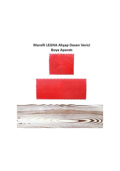 Marelli Legna Ahşap Deseni Verici Aparat 2 Parça