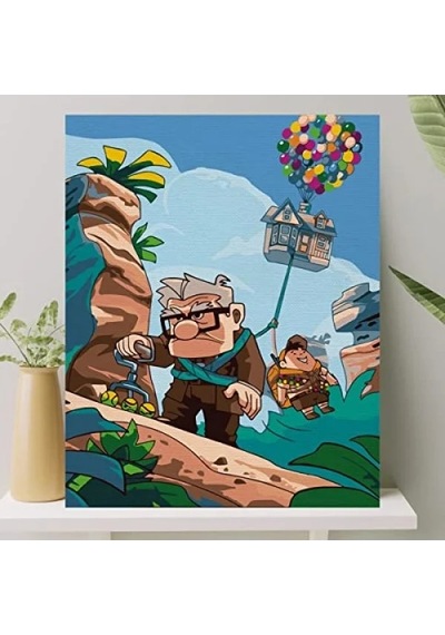 Numaralandırılmış Tuval Boyama Seti 40x50 Cm