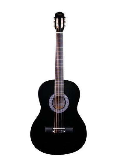 Eğitimlik Öğrenci için Klasik Gitar Tam Boy 4/4 Siyah
