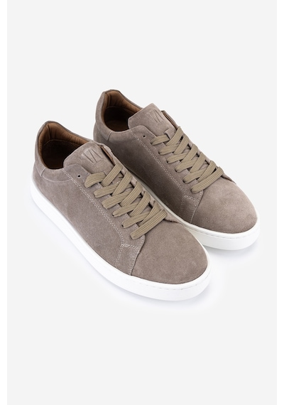 Valmenti Erkek Hakiki Deri Bej Süet Sneakers & Spor Ayakkabı 04 4411 Erk Ayk Y26 Bej Suet