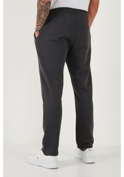 Buratti Pamuklu Regular Fit Normal Bel Şardonlu Erkek Eşofman Altı 5908040 Antrasit