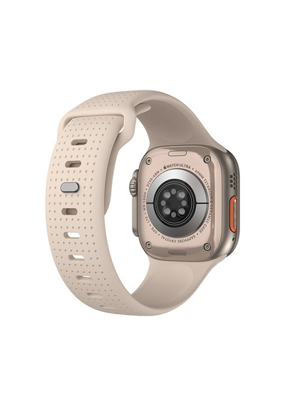 Watch 7 45mm Uyumlu Wiwu Wi-wb0201 Comf Secur Serisi Spor Silikon Kordon Gümüş