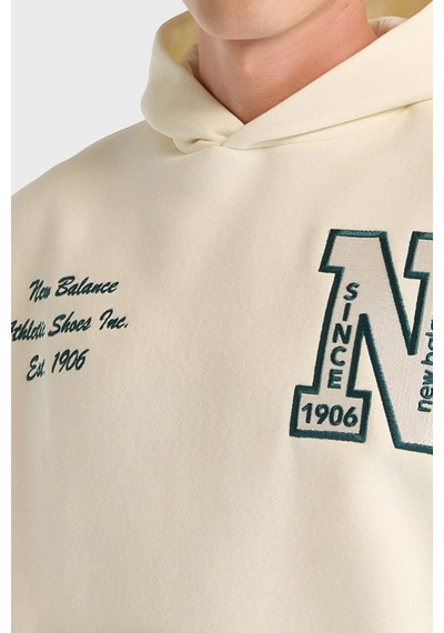 New Balance Unisex Sweat 0unh3534sst Bej Bej