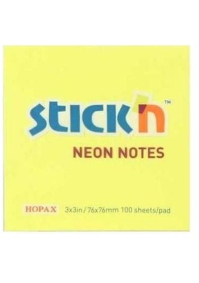 Gıpta Stickn Eco Notes 100 Yaprak Pastel Sarı Yapışkanlı Not Kağıdı 76 X 76 Mm