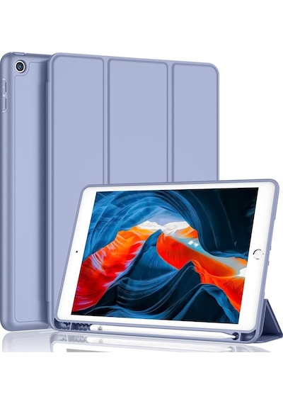 Apple Uyumlu iPad Air 1 9.7" Kılıf Kalem Bölmeli Smart Case A1474 A1475 A1476
