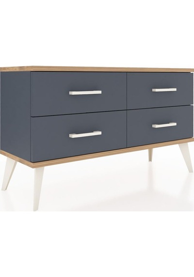 Arges Şifonyer 4 Raflı 88x30x48 Antrasit-çam/antrasit Çam/antrasit Arges Şifonyer 4 Raflı 88x30x48 Antrasit-çam/antrasit Çam/antrasit