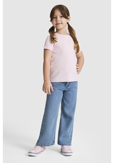 U.S. Polo Assn. Kız Çocuk Açık Pembe Tişört Basic 50325626-vr078 Acık Pembe