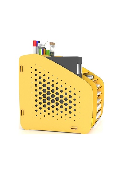 Fx-xl Hexa - 6 Renk - A4 Evrak Rafı Masaüstü Organizer Sarı - 39484853 Sarı