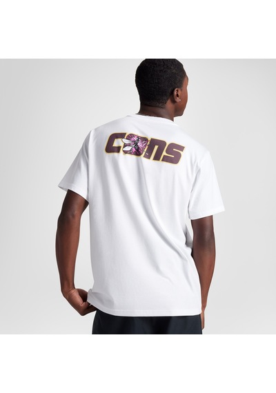 Converse Loose Fit Erkek Baskılı Beyaz T-shirt
