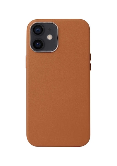 Apple Uyumlu iPhone 12 Mini Kılıf Leathersafe Wireless Şarj Destekli Kılıf