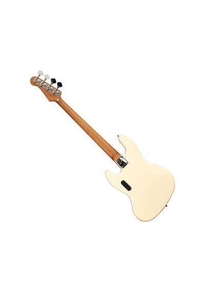 New Orleans Nja300fs Okoume Ağacı Vintage Bej Perdesiz Aktif Elektro Bass Gitar