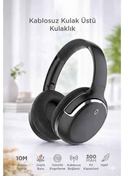 Başkenttekno HD60 Bluetooth Kulak Üstü Kablosuz Kulaklık