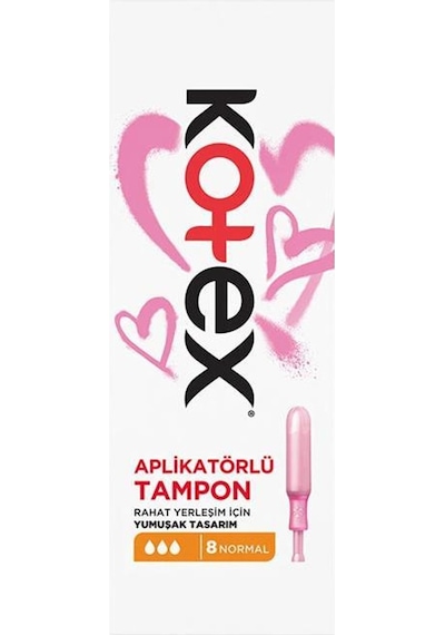 Kotex Aplikatorlü Tampon Normal 8'li