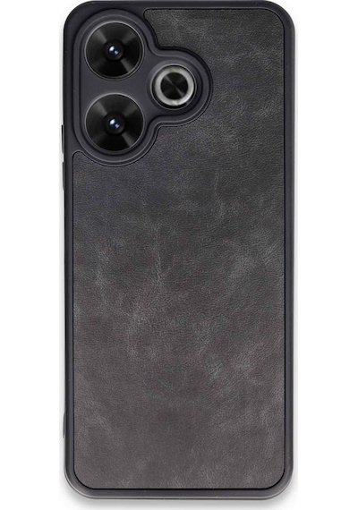 Xiaomi Redmi 13 4g Uyumlu Kılıf Aras Deri Kapak - Siyah