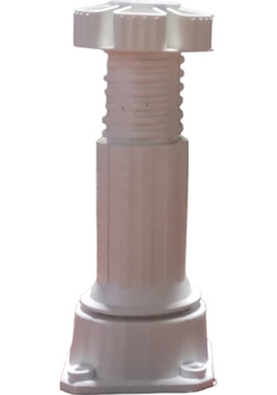 Plastik Baza Ayağı Beyaz 12-17 Cm 5 Adet