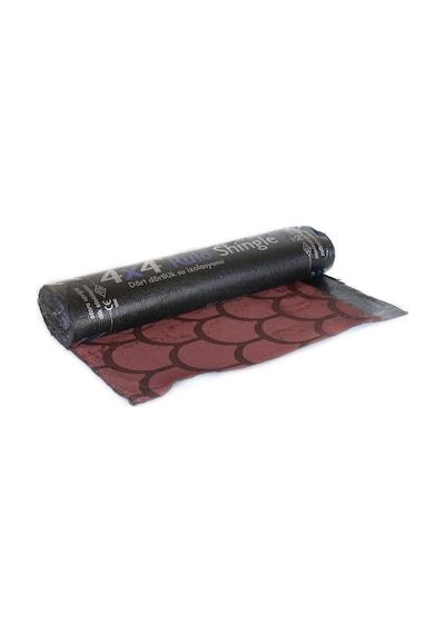 4X4 Alfa Rulo Shingle Yuvarlak Kırmızı