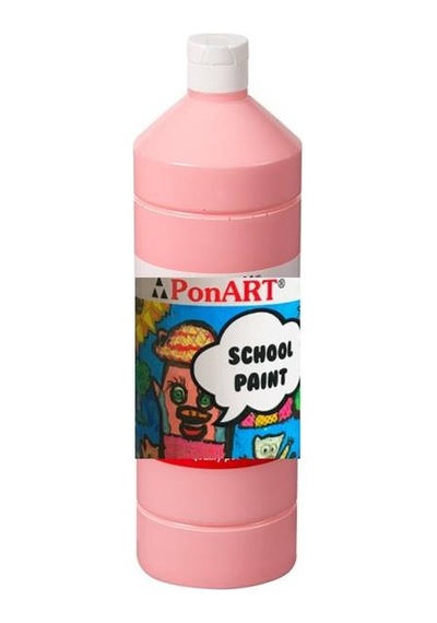 Ponart School Paint Tempera Boya 1000 Ml. Psp-2223 Pembe