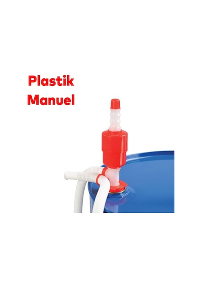 Badem10 Araba Araç Otomobil Benzin Mazot Su Pompası Yakıt Transfer İkmal Aktarma Plastik Pompa Vak Vak