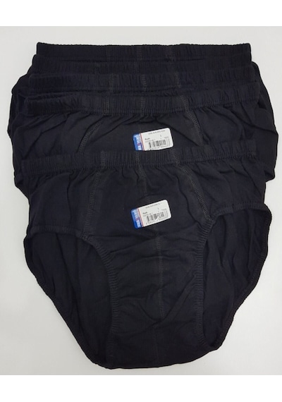 Siyah %100 Pamuklu 5 Adet Erkek Slip Külot Siyah