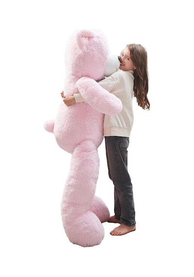 Sevgiliye Özel Hediye - 140 Cm Papyonlu Peluş Ayıcık... 140cmayı Pembe
